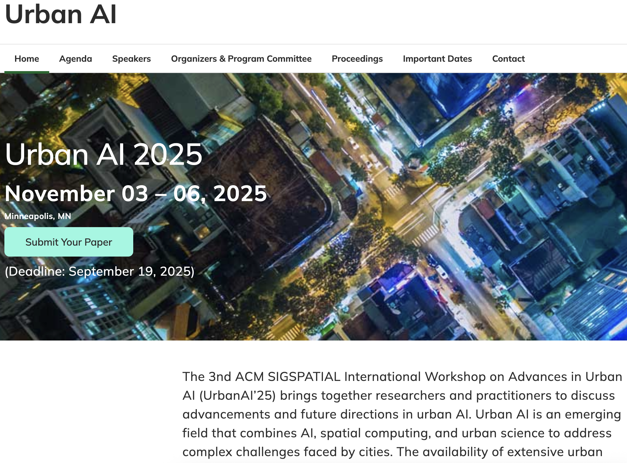 UrbanAI’25